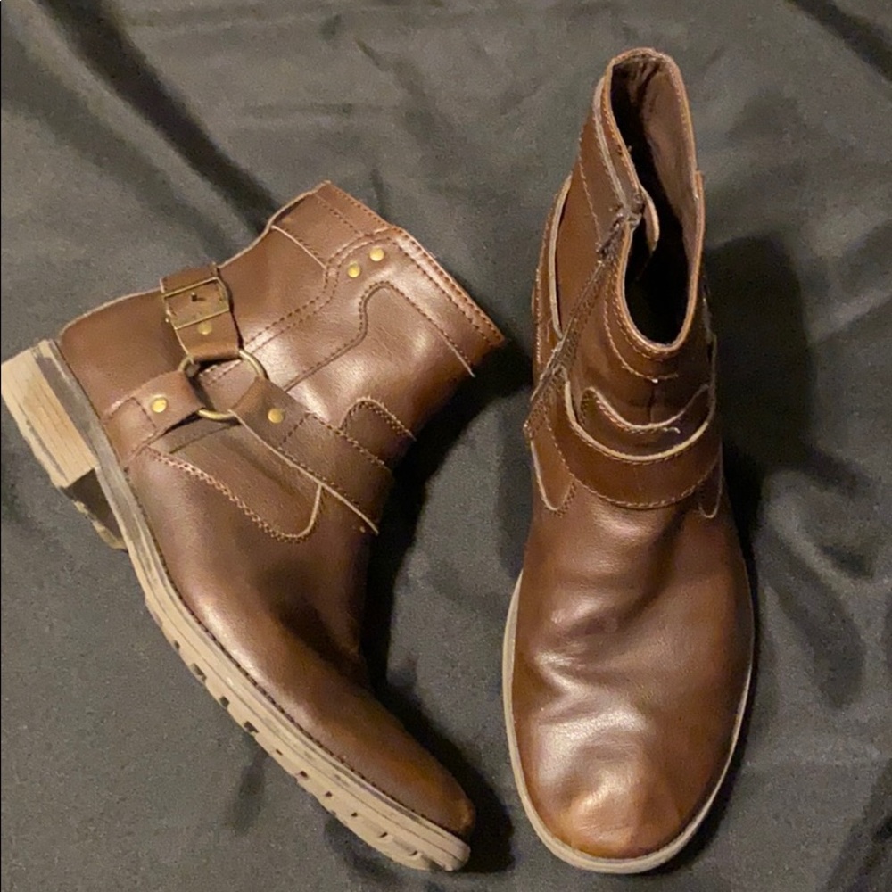 Steve Madden Harland Dark Brown boots size 11